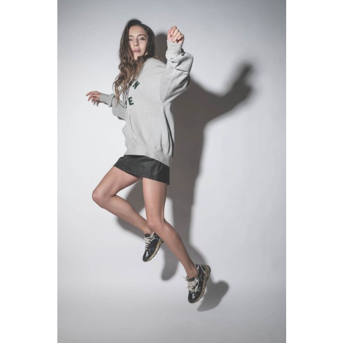 Baskets Running Dad noir et argent 90282 Golden Goose femme.