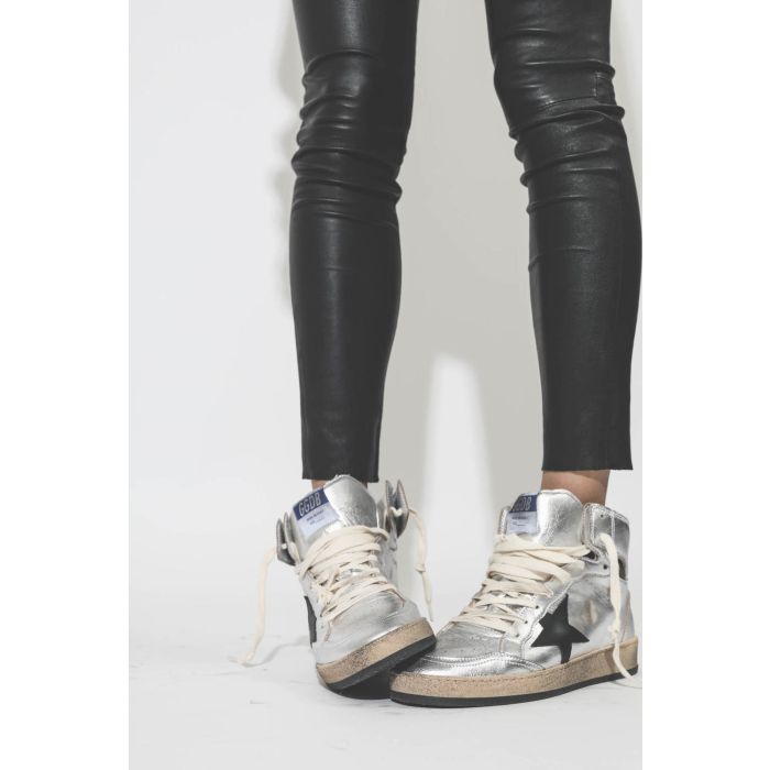 Sneakers Golden Goose Woman Permanent Sky Star - Silver Black 60246. 