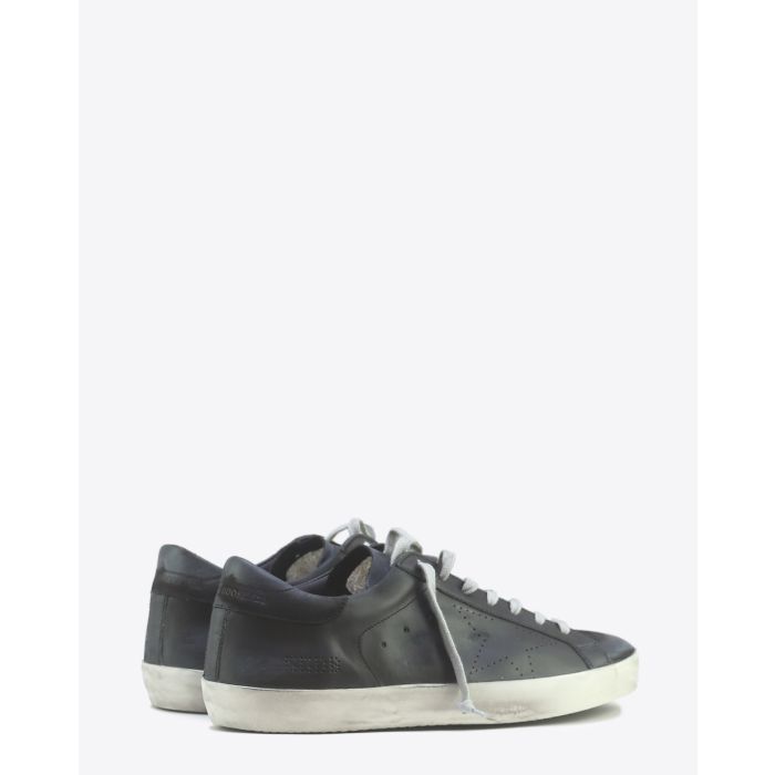 Golden Goose Men Sneakers Superstar  Black Skate 