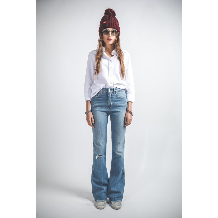 Golden Goose Pant Karen Bootcut - Blue