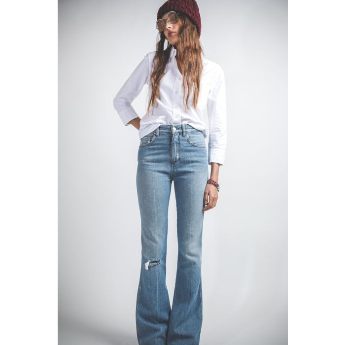 Golden Goose Pant Karen Bootcut - Blue