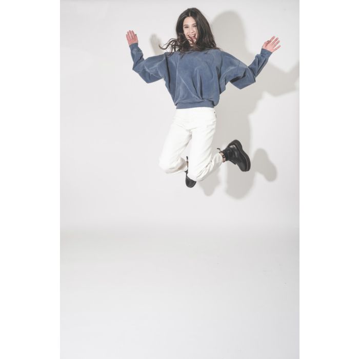 Jean Betty Bull Haikure en coton blanc Off White.