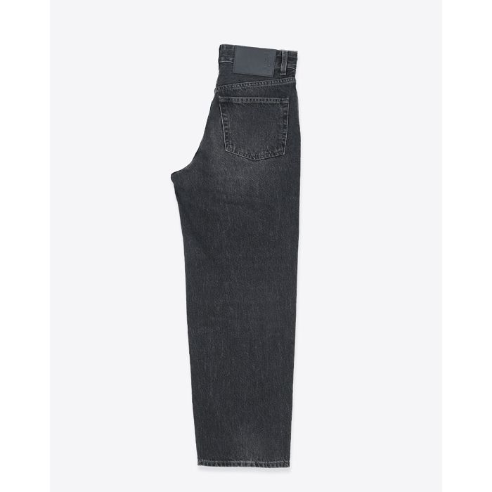 Jean Betty Haikure noir délavé Authentic Wash Black. Vue de profil.