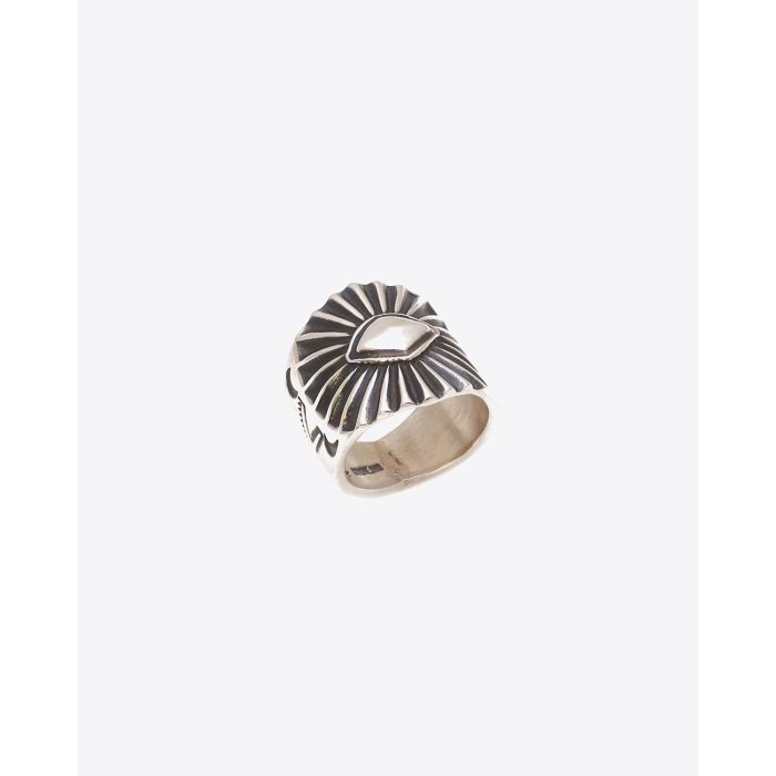 Harpo Bague Navajo Argent Mat - BA1E17