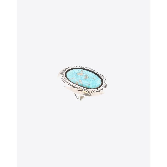 Harpo Bague Turquoise n°8 Argent BATN8-1