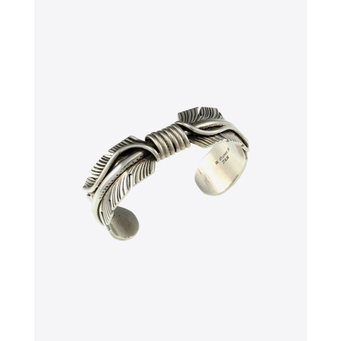 Harpo Bracelet Plume Navajo Argent - Br04 