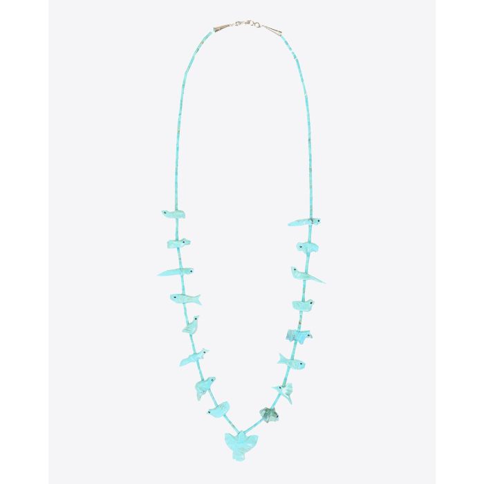 Harpo Collier Fétiches Zuni Animaux Turquoises - COFE10 