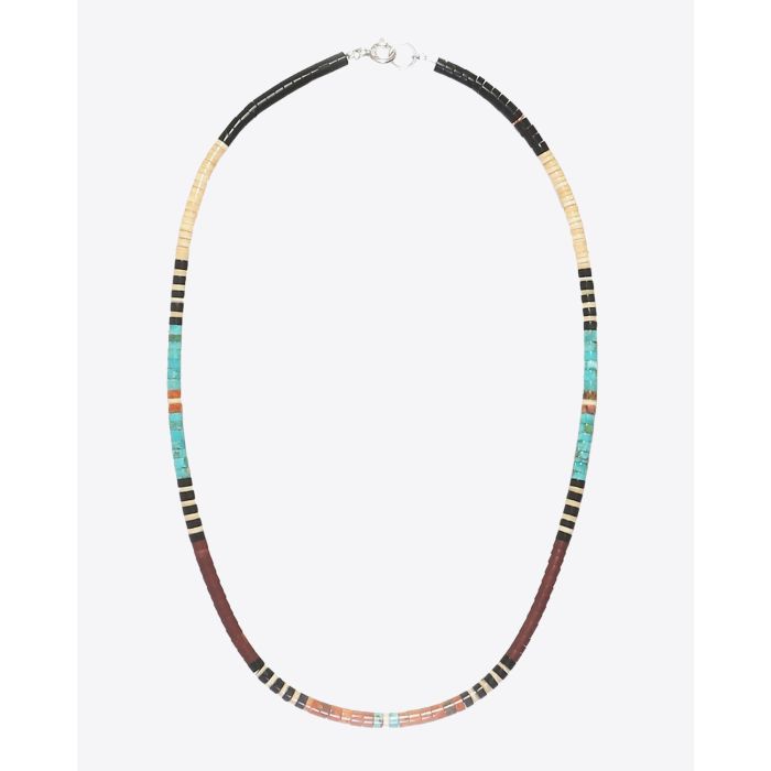 Harpo Collier Fin Pueblo Serpentine Turquoise 