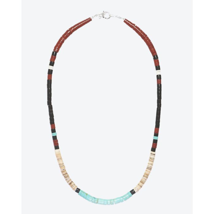 Harpo Collier Pueblo Pipestone + Rang Turquoise 