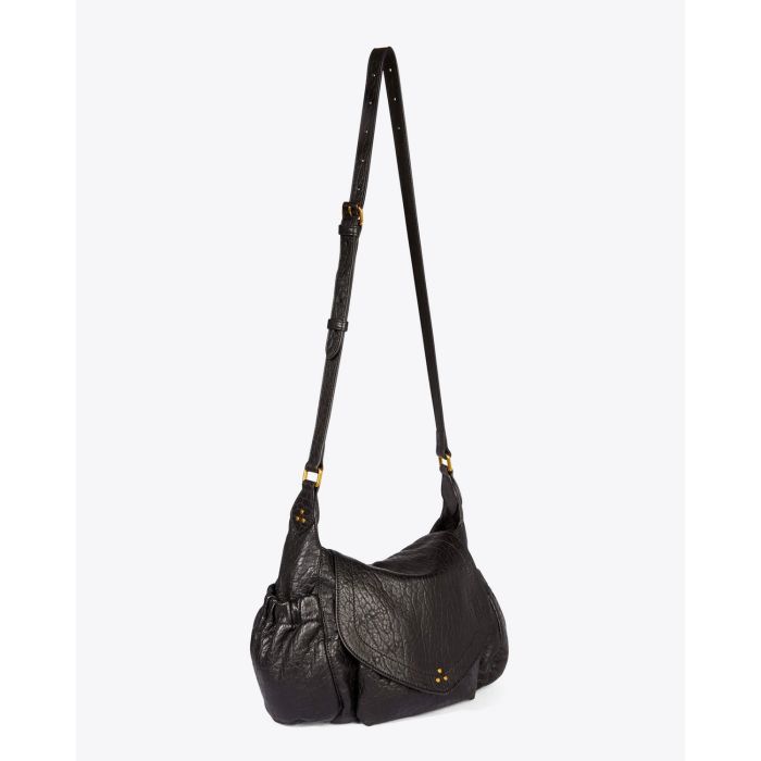 Sac Helmut M Agneau Noir Jérôme Dreyfuss 