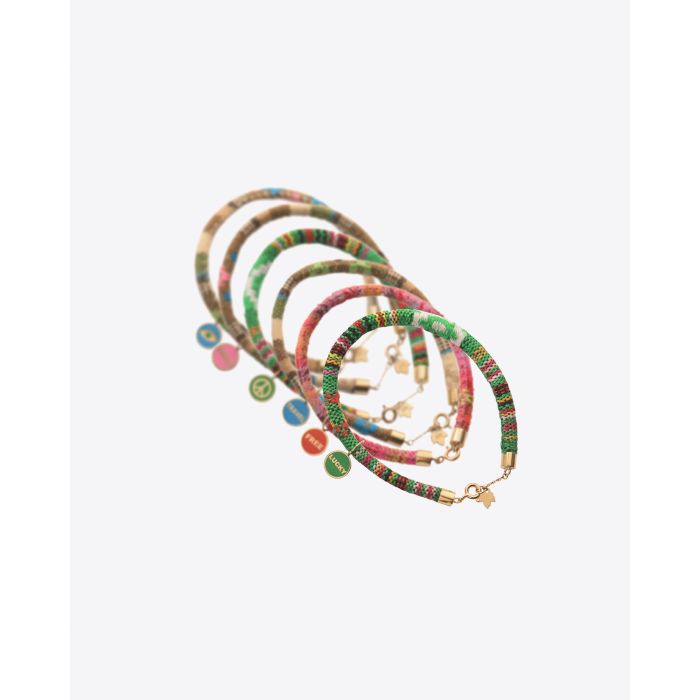 Mini charm en or et émail rouge Free Feidt Paris. A porter sur  des bracelets ou un collier.