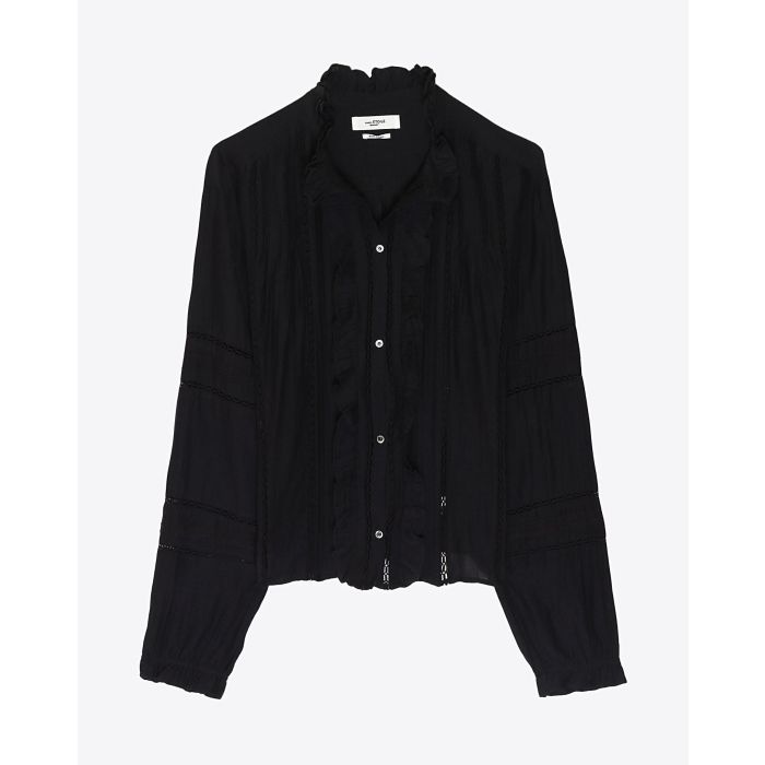 Isabel Marant Etoile Chemise VALDA - Black  
