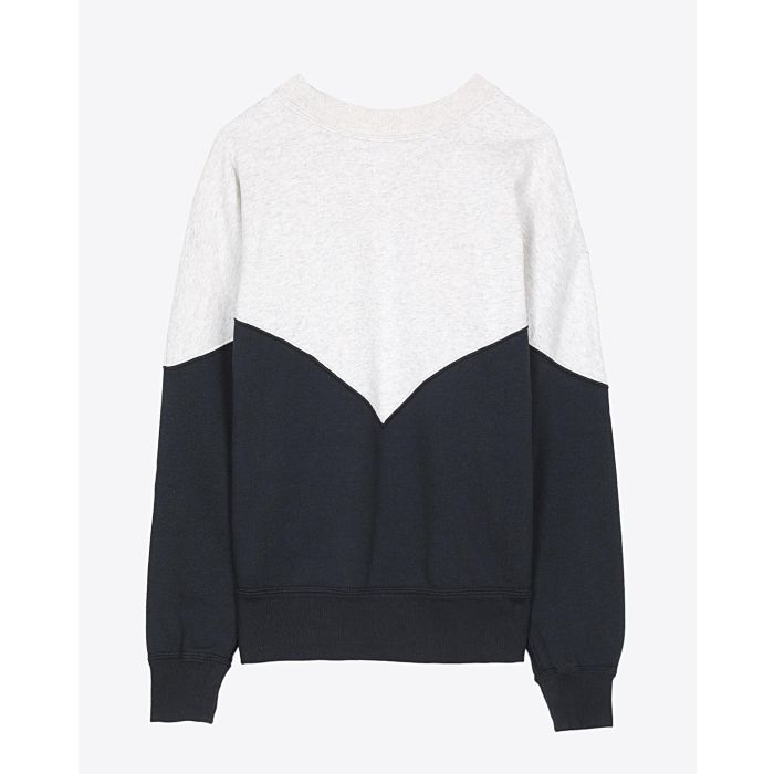 Sweatshirt Houston logo faded black Isabel Marant Etoile 