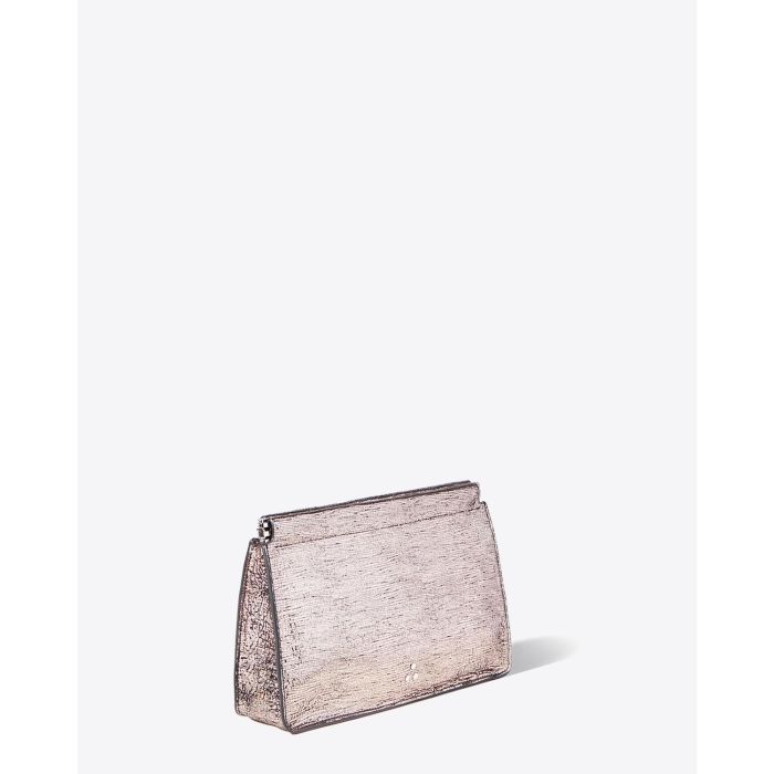 Jérôme Dreyfuss Accessoires Pré-Collection Clic Clac L - Goatskin Lamé Champagne  