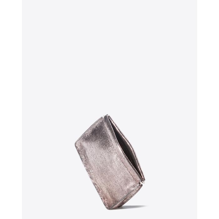 Jérôme Dreyfuss Accessoires Pré-Collection Clic Clac L - Goatskin Lamé Champagne  
