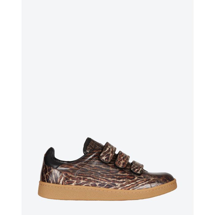 Jérôme Dreyfuss Chaussures Collection Sneakers Run - Léopard Snakeskin   