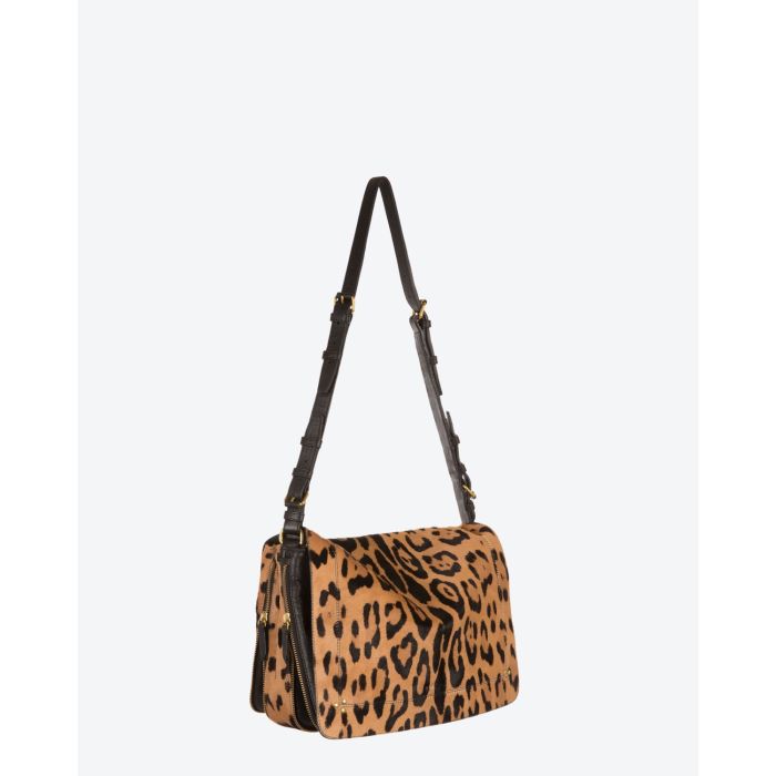 Jérôme Dreyfuss Collection Albert Léopard Pony Calfskin 