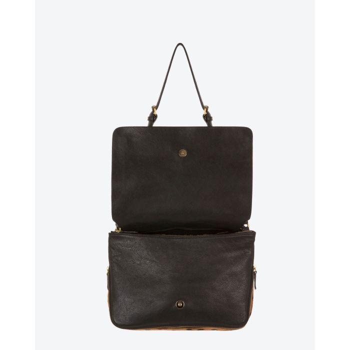 Jérôme Dreyfuss Collection Albert Léopard Pony Calfskin 