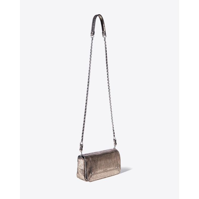 Jérôme Dreyfuss Collection Bob - Goatskin Lamé Champagne  