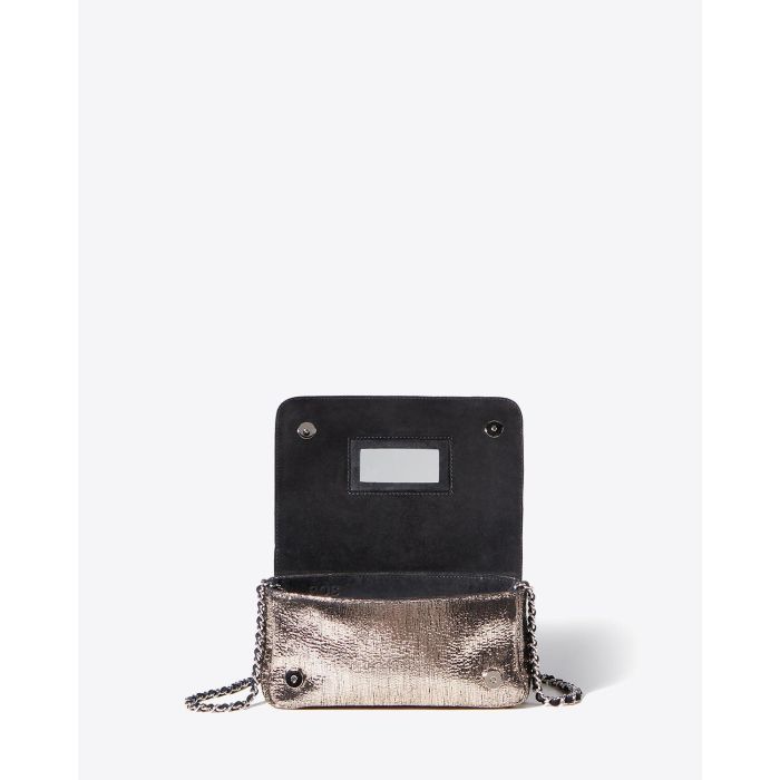 Jérôme Dreyfuss Collection Bob - Goatskin Lamé Champagne  