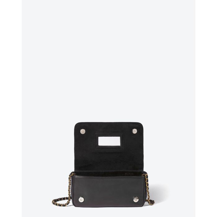 Jérôme Dreyfuss Collection Bob Lambskin Noir Brass 