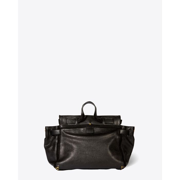 Jérôme Dreyfuss Collection Sac Carlo Goatskin Noir  