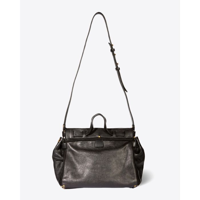 Jérôme Dreyfuss Collection Sac Carlo Goatskin Noir  