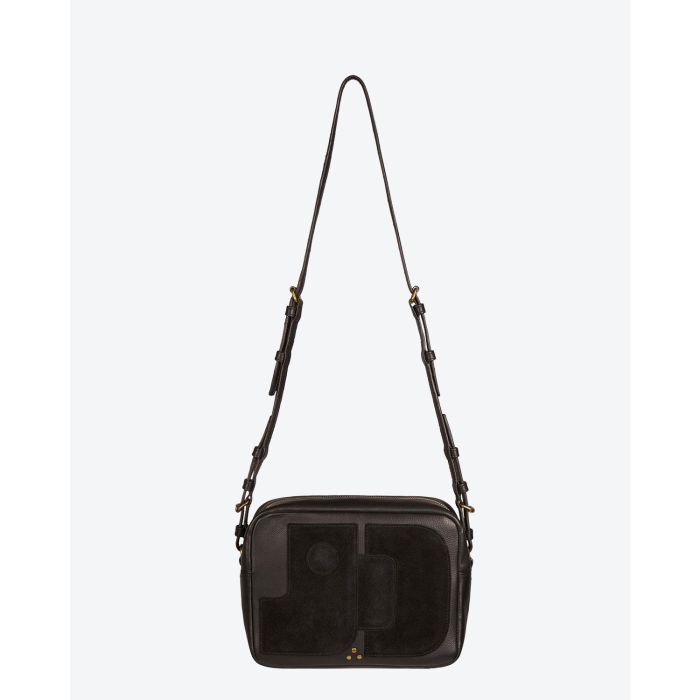 Jérôme Dreyfuss Collection Dominique Noir Calfskin 