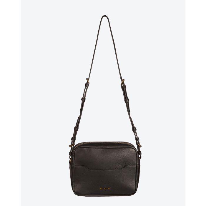 Jérôme Dreyfuss Collection Dominique Noir Calfskin 