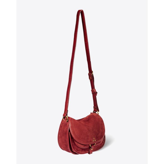 Jérôme Dreyfuss Collection Félix L Split Suède Old Red  
