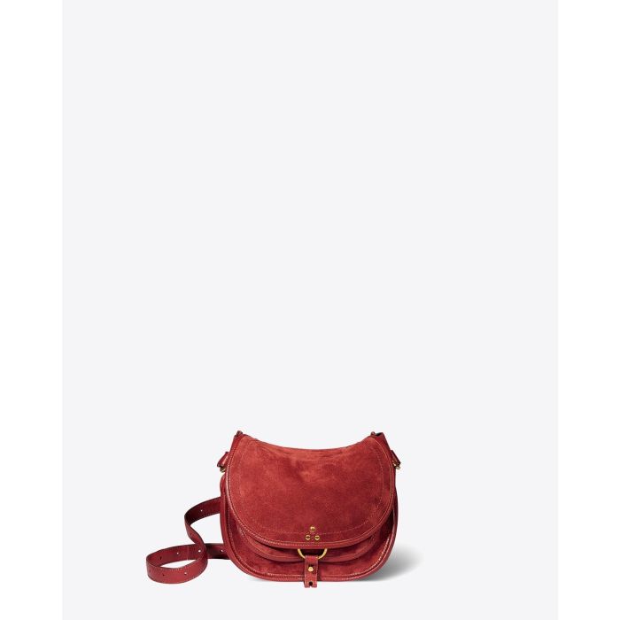 Jérôme Dreyfuss Collection Félix L Split Suède Old Red  