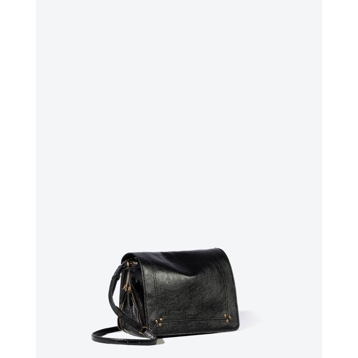 Jérôme Dreyfuss Collection Igor - Lambskin Froissé Noir  