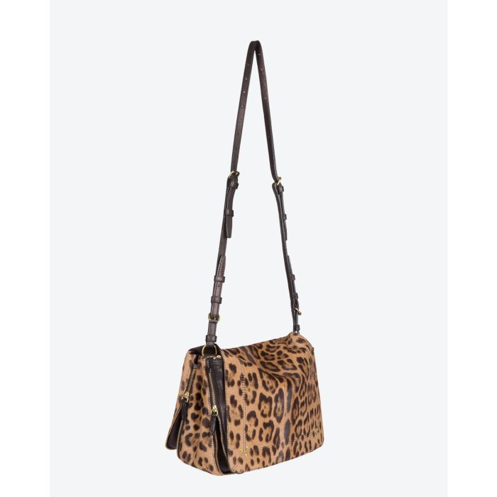 Jérôme Dreyfuss Collection Igor Léopard sauvage pony calfskin 