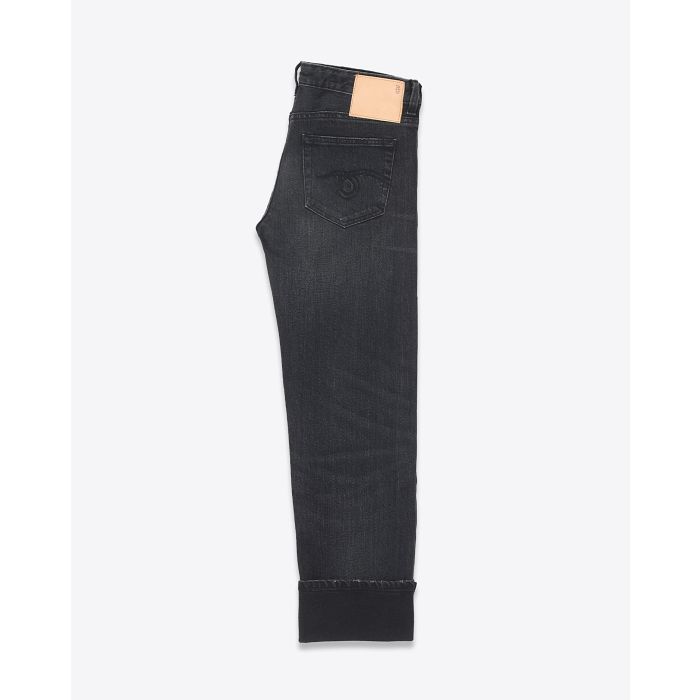  Jean Boy Straight en denim Atlas Selvedge Noir 