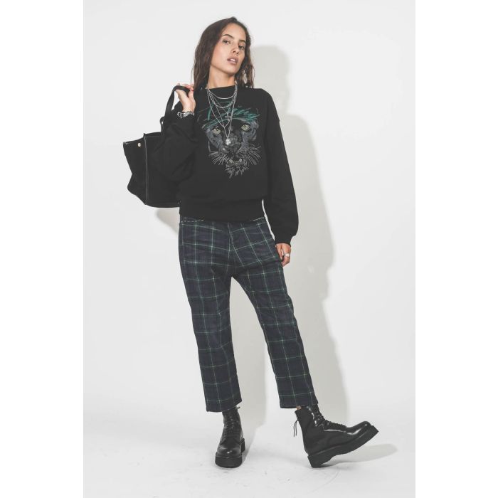 R13 Denim Pantalon Tailored Drop  vue face 