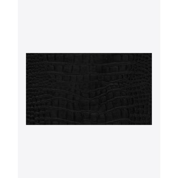 Jérôme Dreyfuss Sac Bobi – Cuir Vachette Croco Noir