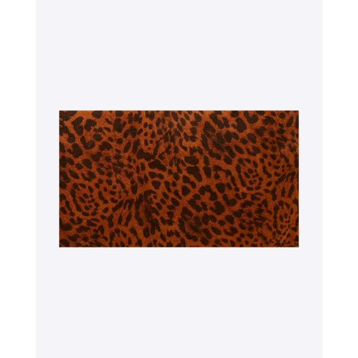 Cuir suédé imprimé à motif de chat sauvage Jérôme Dreyfuss. 