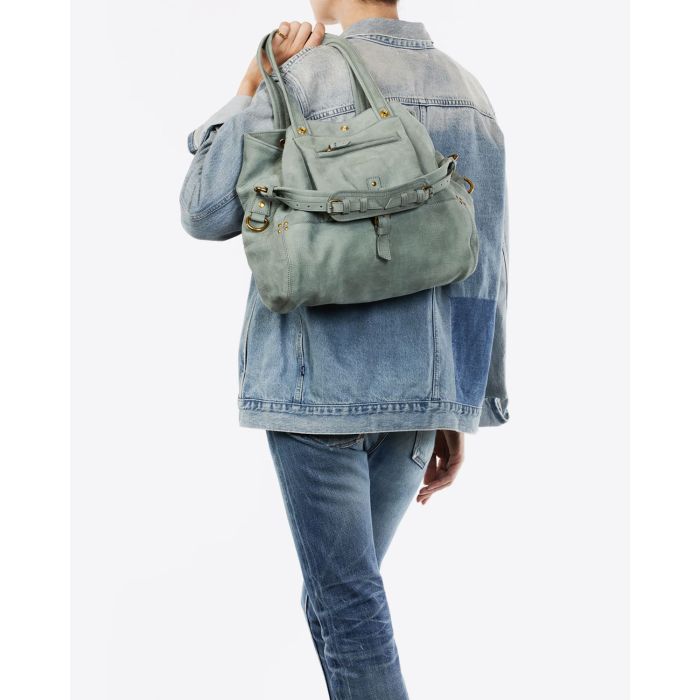 Sac Jérôme Dreyfuss Billy M  croco amande 