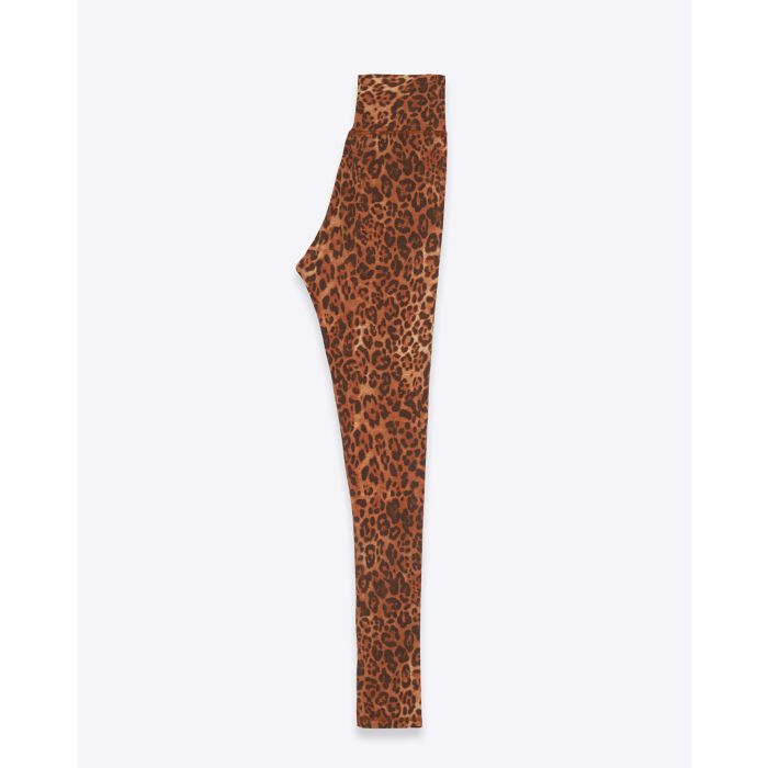 Ragdoll LA Leggings With Slit - Bronze Leopard