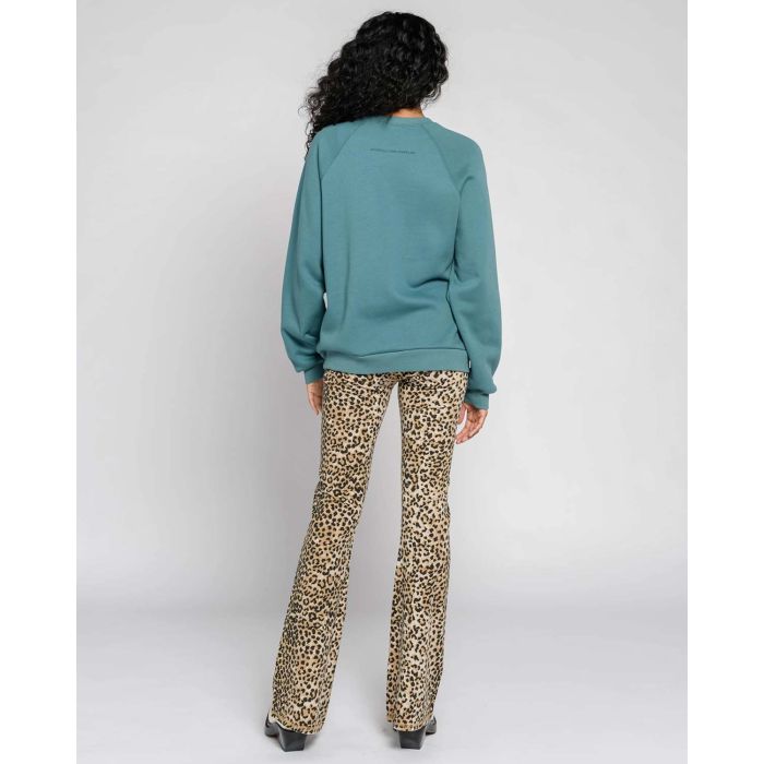 Ragdoll LA Long Flare Leggings – Brown Leopard