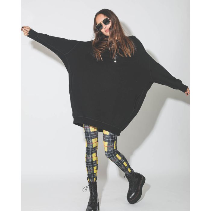 R13 Patch Pocket Legging - Yellow Plaid