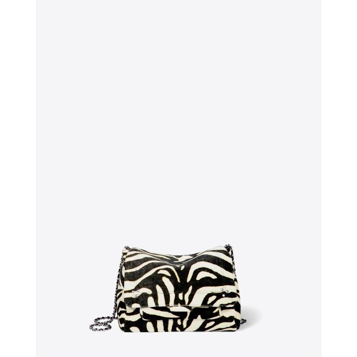 Jérôme Dreyfuss Sac Lulu M – Velours Zèbre