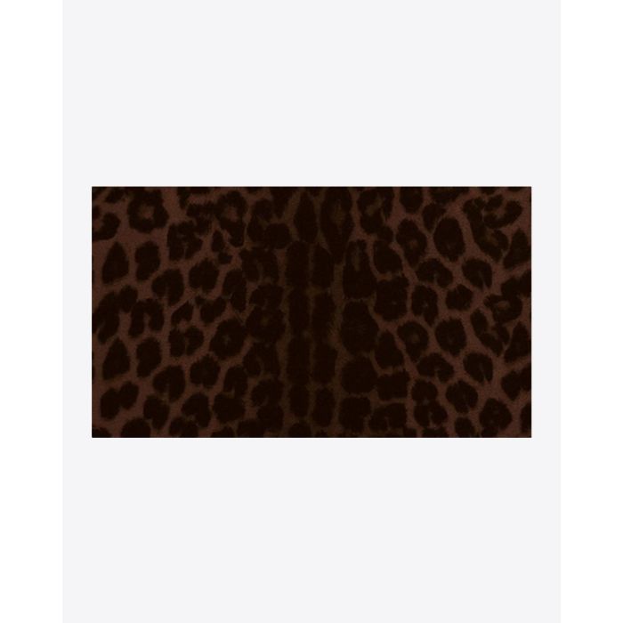 Jérôme Dreyfuss Pochette Popoche XS – Cuir Suédé Léopard Naturel
