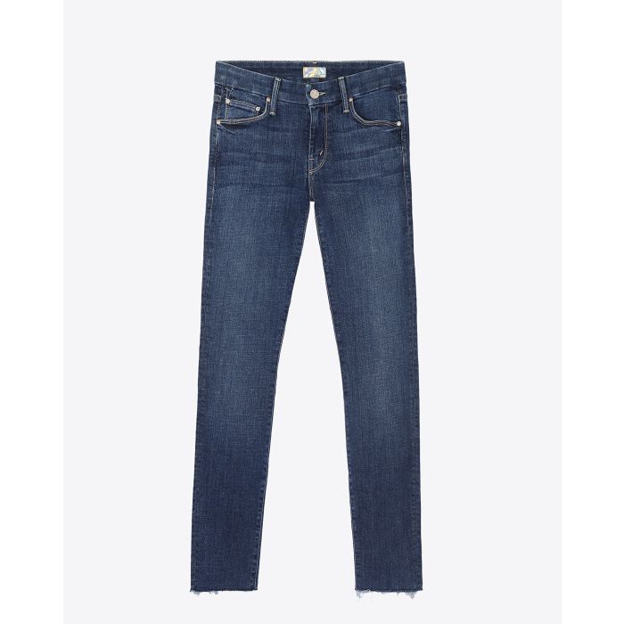 Mother Denim Looker Ankle Fray  Girl Cruch 