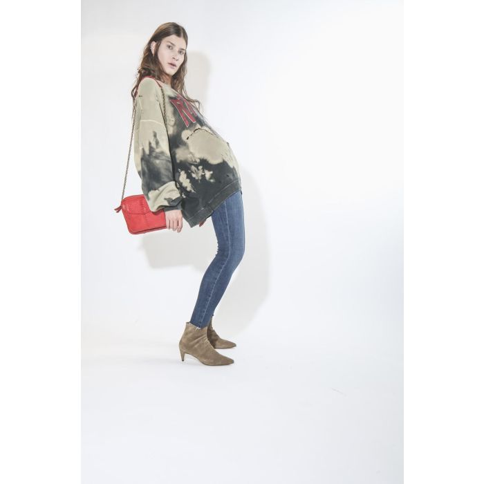 Mother Denim Looker Ankle Fray  Girl Cruch 
