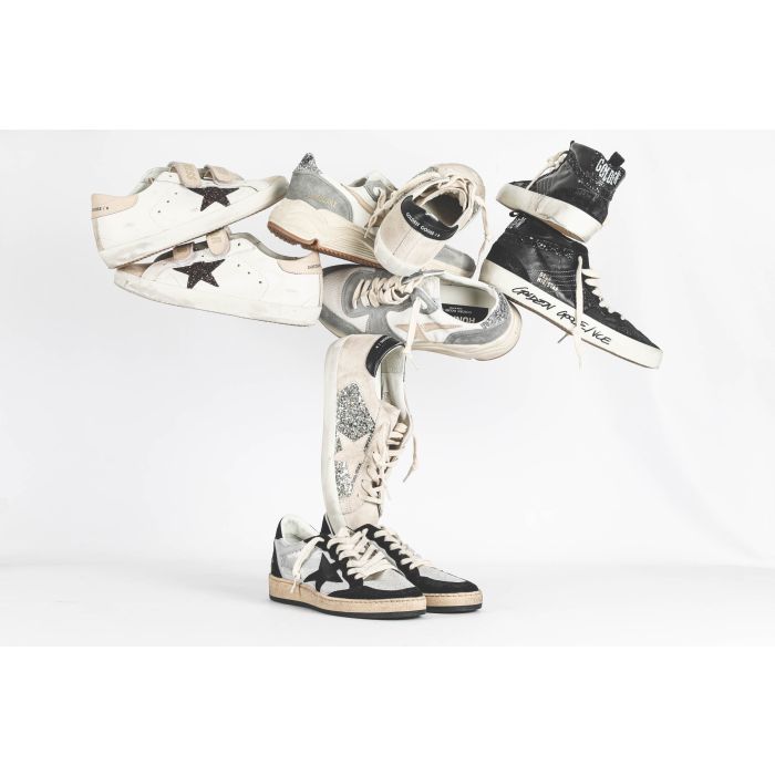 Golden Goose Femme Sneakers Superstar – Platinium Beige Black 82166