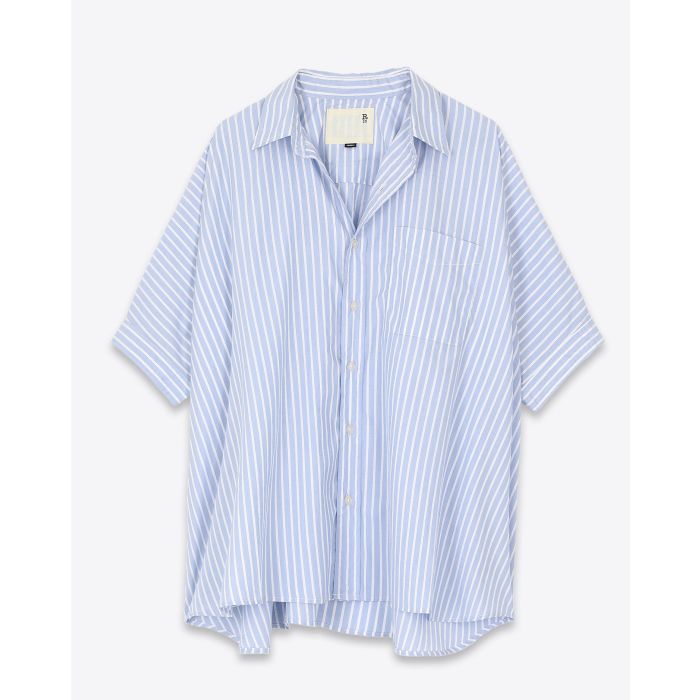 Oversized Boxy Button Up Shirt R13