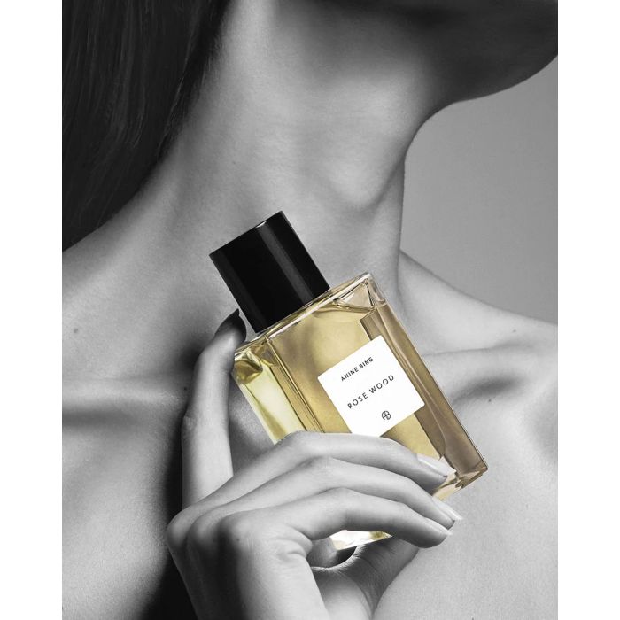 Eau de parfum Rose Wood Anine Bing. Flacon.
