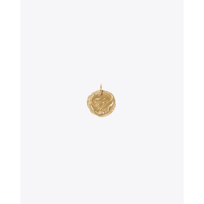 Pascale Monvoisin Médaille Initiale N°4 Or Jaune