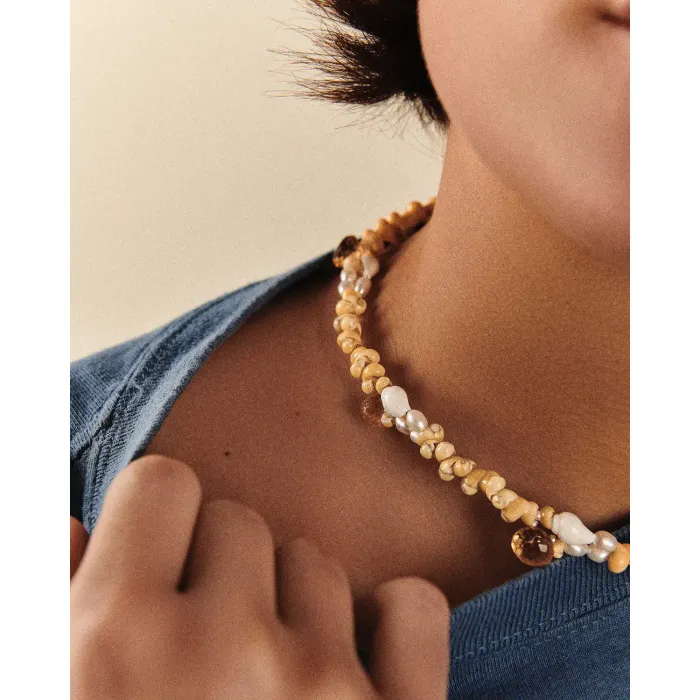 Pascale Monvoisin Collier Nata Citrine